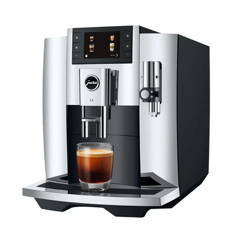 Jura E8 Chrome automatic coffee machine